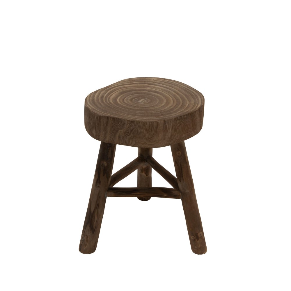 Wood 16"h Accent Table, Brown