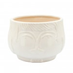 7" Grandpa Planter, White