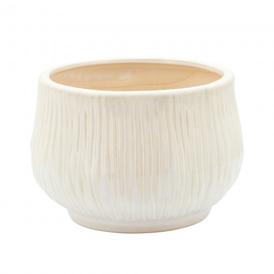 7" Grandpa Planter, White