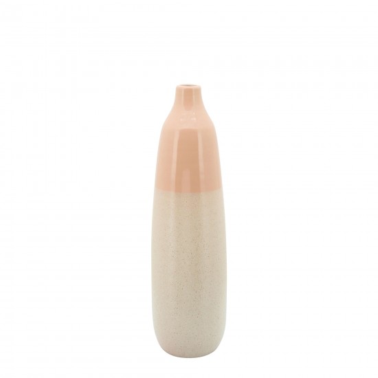 18"h Bottle Vase, Blush