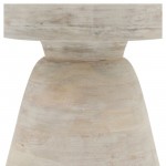 Wood, 19" Side Table, White