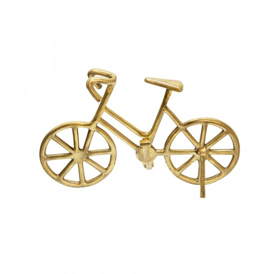 9" Metal Bicycle, Gold