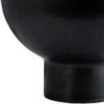 Cer, 18"h Bubble Vase, Black Volcanic