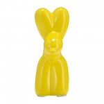 7"l Balloon Dog Animal, Yellow