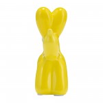 7"l Balloon Dog Animal, Yellow