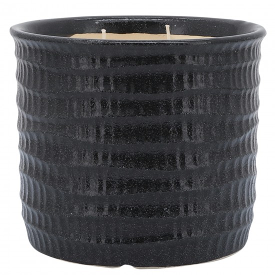 6" Aztec Scented Candle, Black 18oz