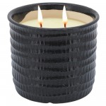 6" Aztec Scented Candle, Black 18oz