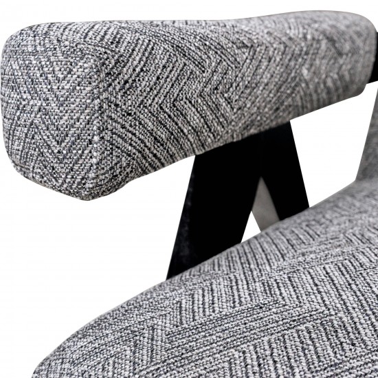 Wood - Scandinavian Accent Chair - Gray