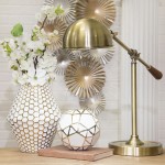 Ceramic Orb 6" White/gold