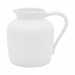 Cer, 5" Pitcher Vase, White