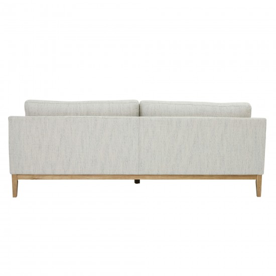 Wood, 3-seater Bolstered Sofa, Beige Kd