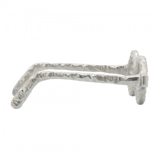 Aluminum Glasses Sculpture, Silver