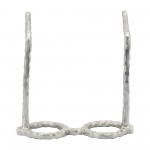 Aluminum Glasses Sculpture, Silver