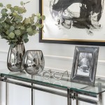 Aluminum Glasses Sculpture, Silver