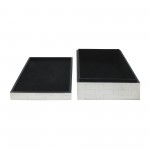 Resin S/2 Herringbone Boxes, Navy