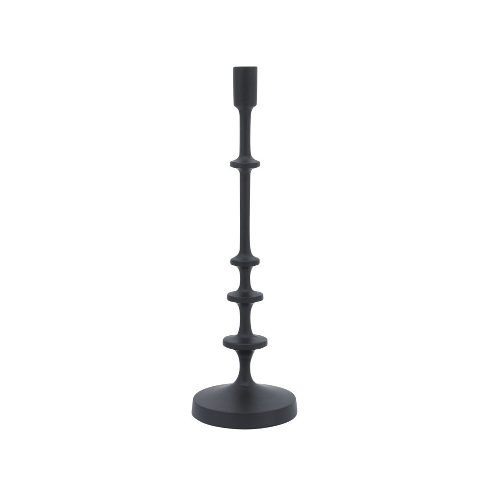 Metal, 17"h Taper Candle Holder, Black