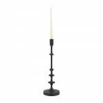 Metal, 17"h Taper Candle Holder, Black