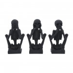 Res, S/3 No Evil Skeletons , Black