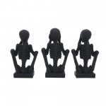 Res, S/3 No Evil Skeletons , Black