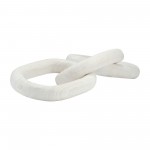 28" 3 Wooden Links, White