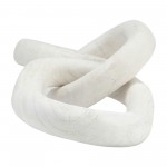 28" 3 Wooden Links, White