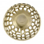 Metal,s/3, 9/10/12" Pierced Bowls, Gold