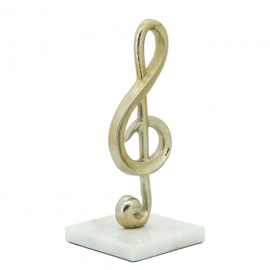 Metal 9" G-clef Accent, Gold