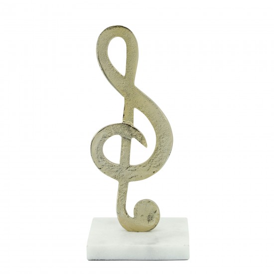 Metal 9" G-clef Accent, Gold