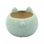 Pig Planter, 7" Green