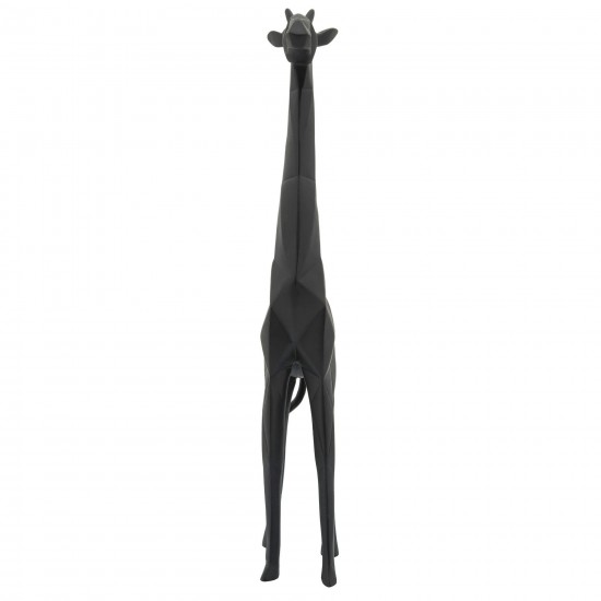 Resin 16"h, Giraffe, Black