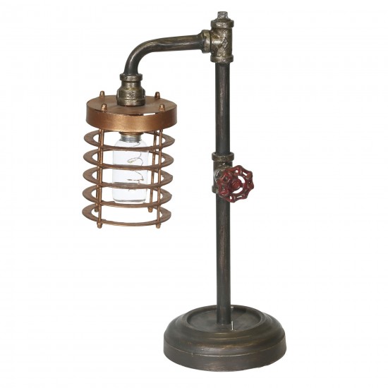 Metal, Pipe Bo Table Lamp