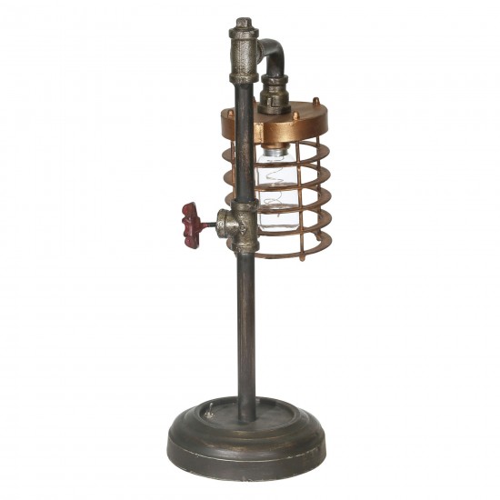 Metal, Pipe Bo Table Lamp