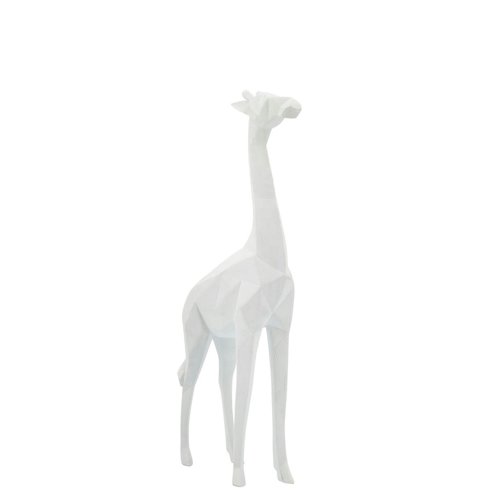 Resin 16"h, Giraffe, White