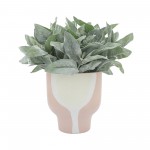 Cer, 10" Mushroom Planter, Blush