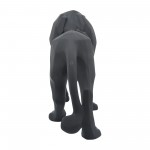 Resin 16" Standing Lion, Black