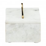 Marble, 7x5 Box - Love, White