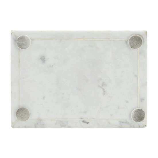 Marble, 7x5 Box - Love, White