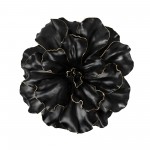 Black/gold Wall Flower, 15.5"