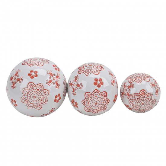 Cer, S/3 Lotus Orbs, 4/5/6" White