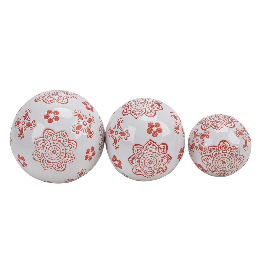 Cer, S/3 Lotus Orbs, 4/5/6" White