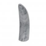 Marble 8"h Antler Deco, Gray