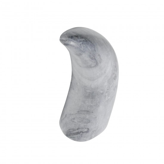 Marble 8"h Antler Deco, Gray