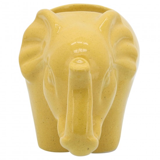 7" Elephant Scented Candle, Yellow 9oz
