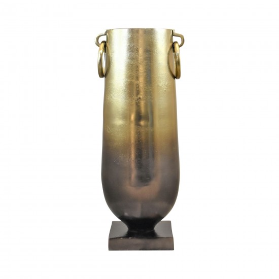 Metal, 23" Metallic Vase, Bronze