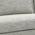 Wood, 3-seater Bolstered Sofa, Tan/black Kd