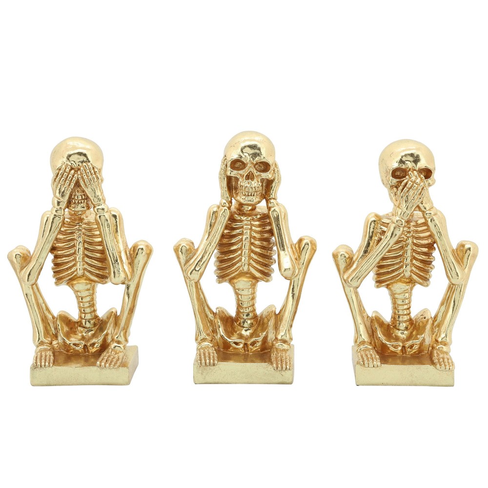 Res, S/3 No Evil Skeletons , Gold