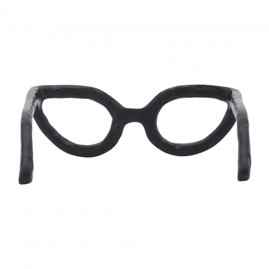 Aluminum Glasses Sculpture, Black