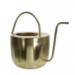 Metal 11" Flat Top Watering Can, Gold