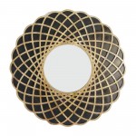 Wood, 48" Kaleidoscope Mirror, Black