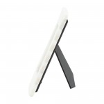Marble, 4x6 Ribbon Crimp Photo Frame, White